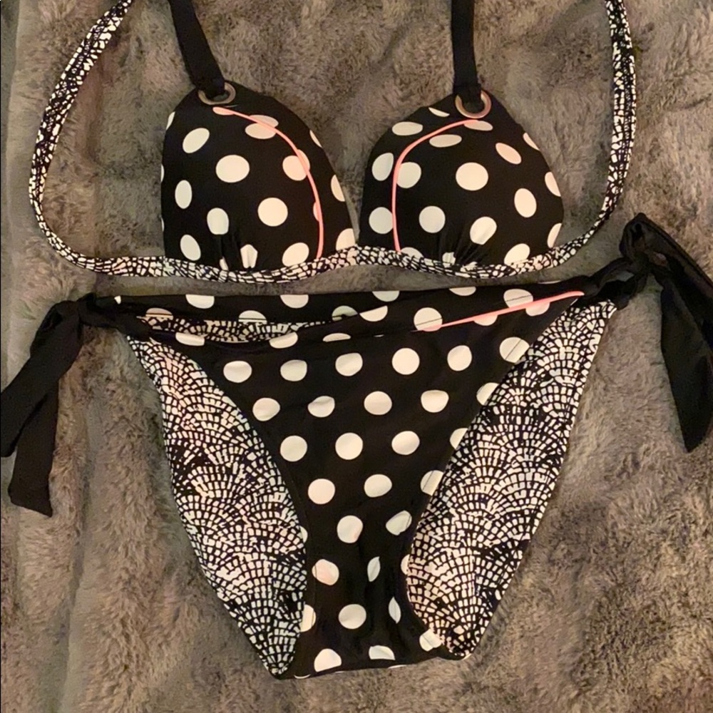 Polka dot bikini